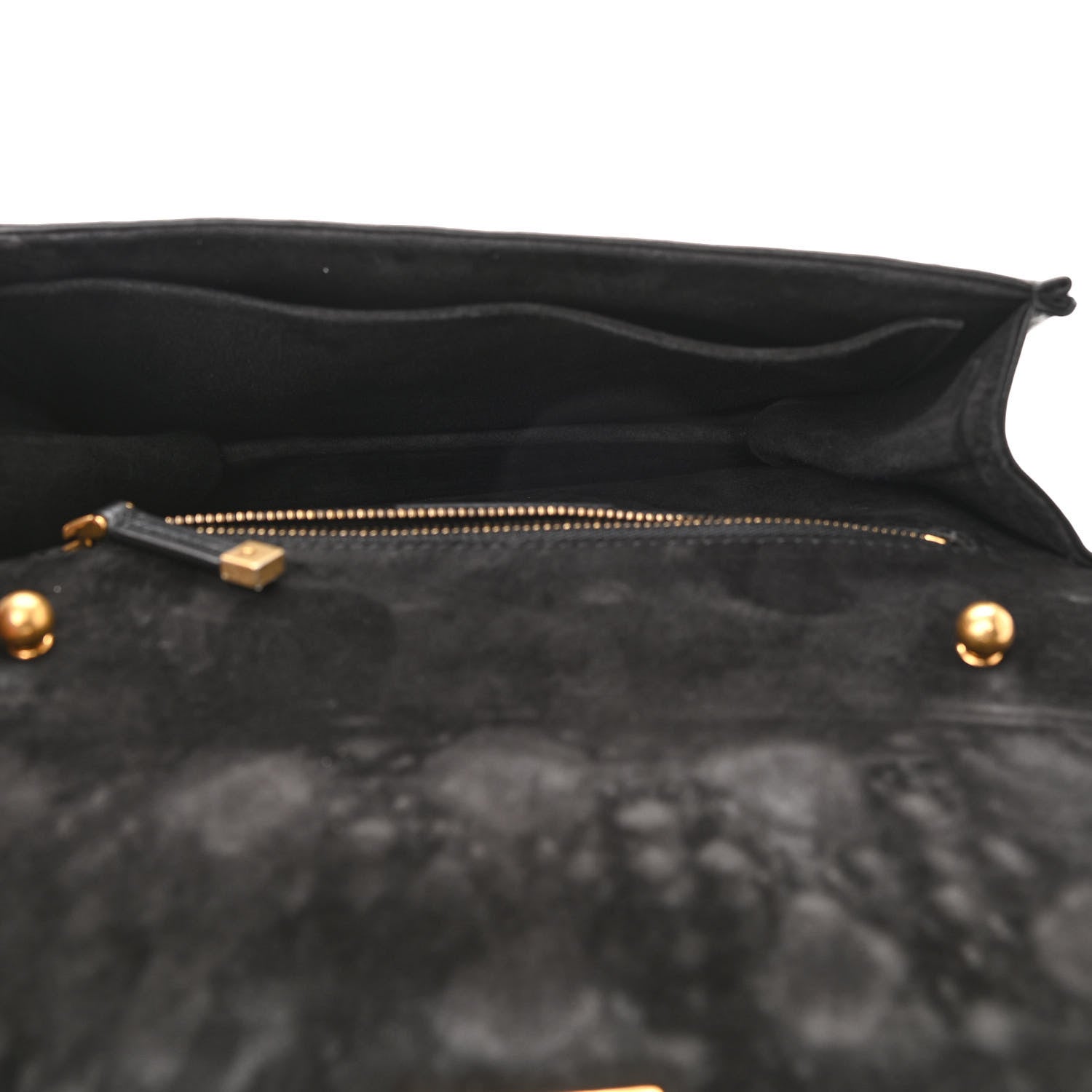 Christian Dior Lambskin Cannage Studded Large Dioraddict Flap Bag Black 5 of 9
