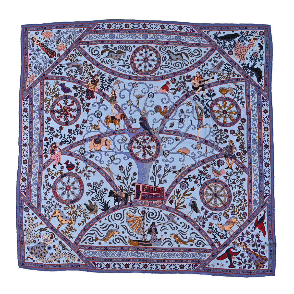Cashmere Silk Peuple Du Vent Shawl 140