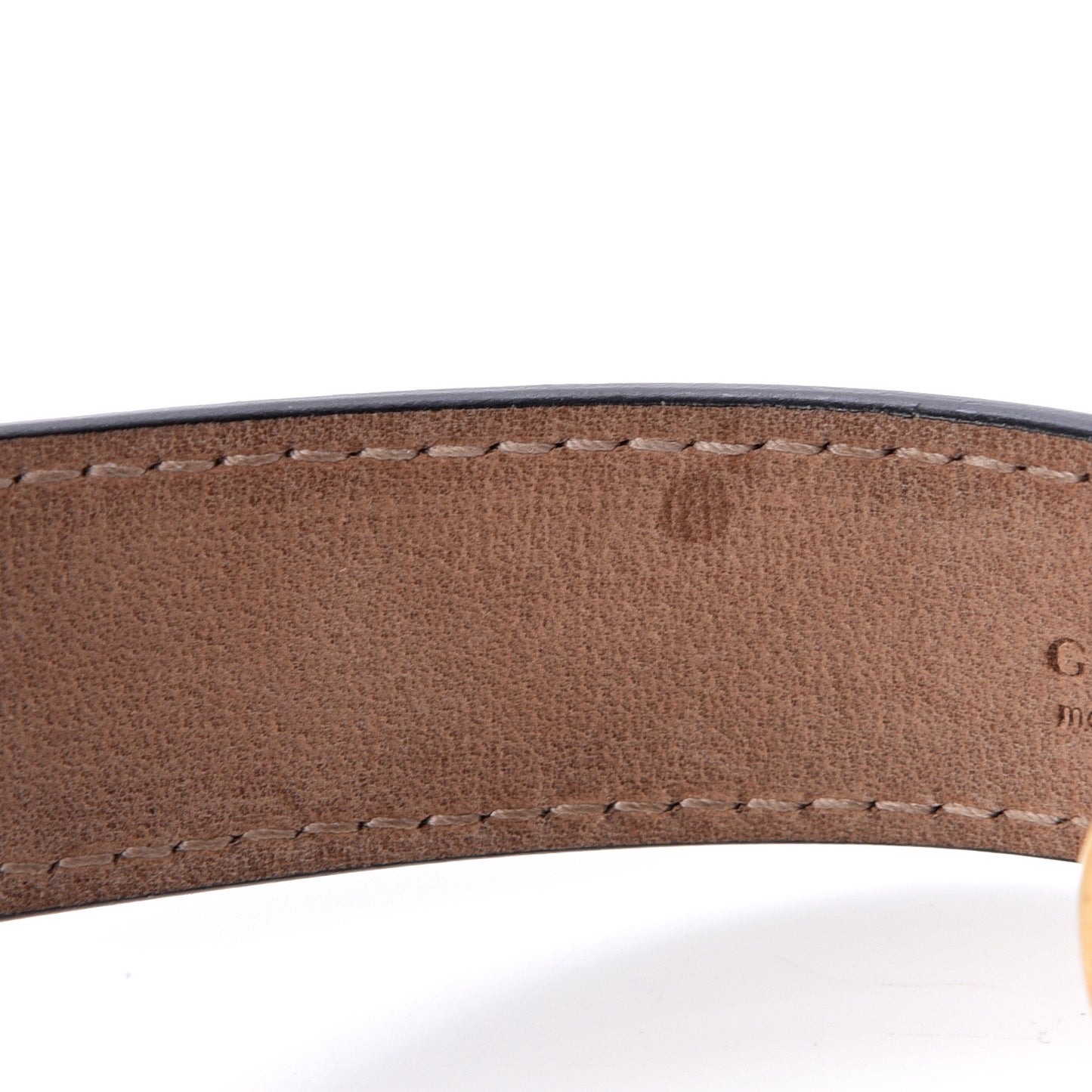 Calfskin Marmont Double G Bracelet Black