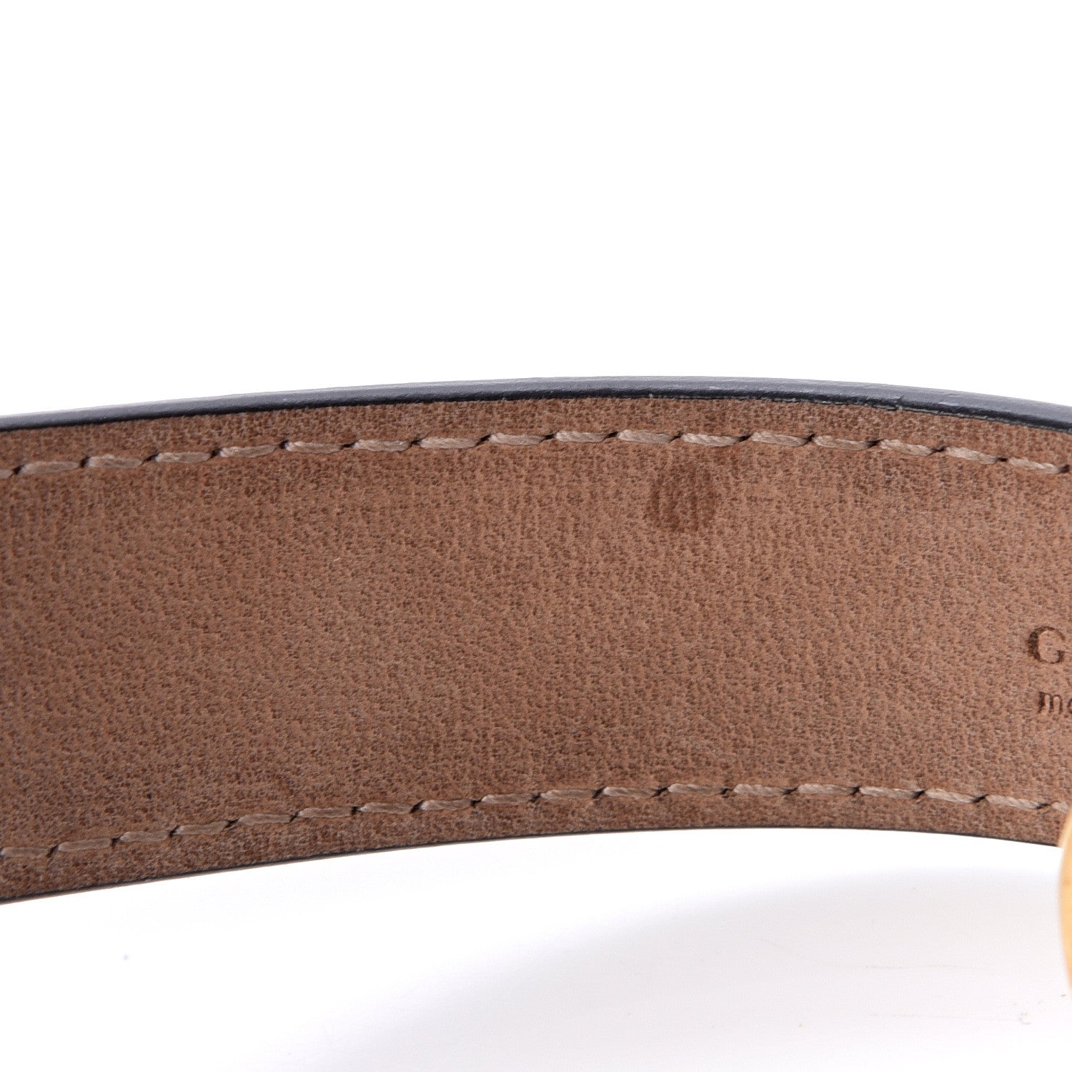 Gucci Calfskin Marmont Double G Bracelet Black 6 of 7