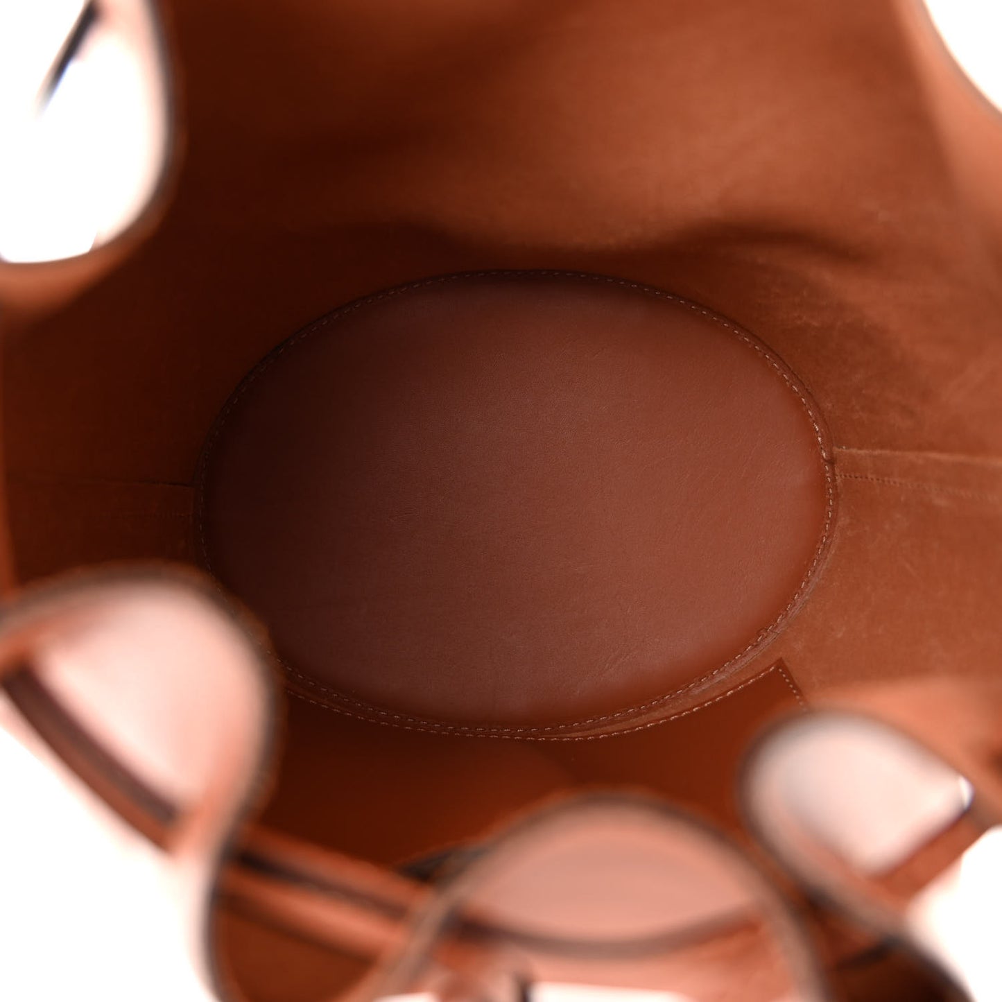 Calfskin Small Balloon Bucket Bag Tan