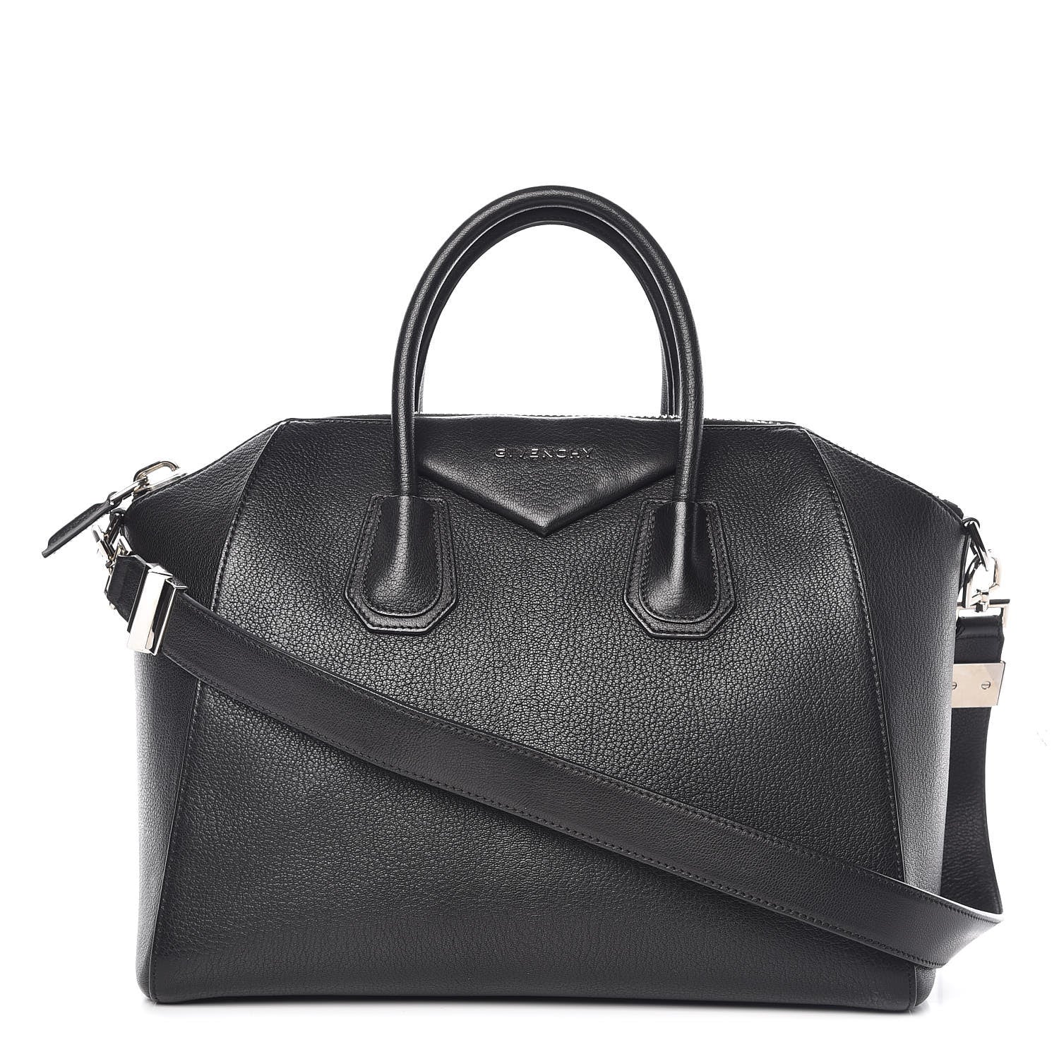 Givenchy Sugar Goatskin Medium Antigona Black 1 of 12