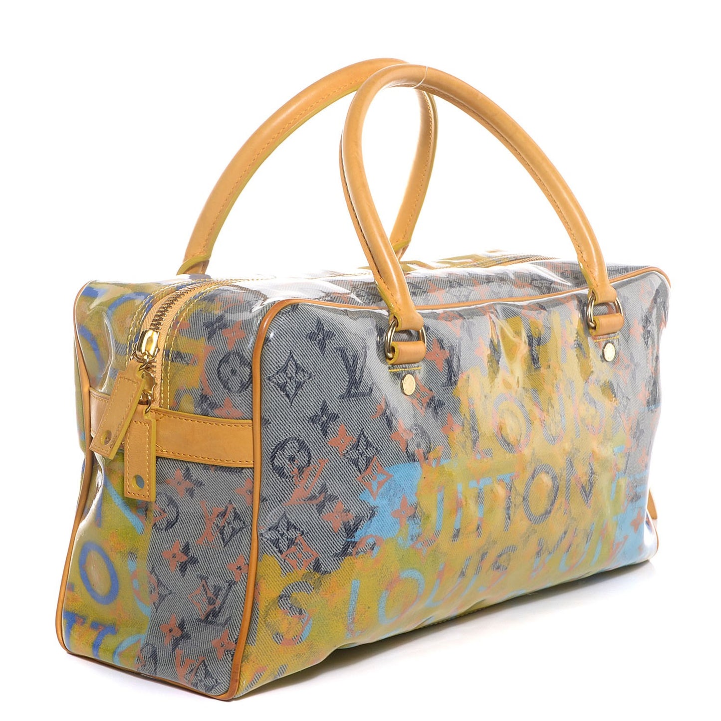 Monogram Pulp Defile Weekender PM Yellow