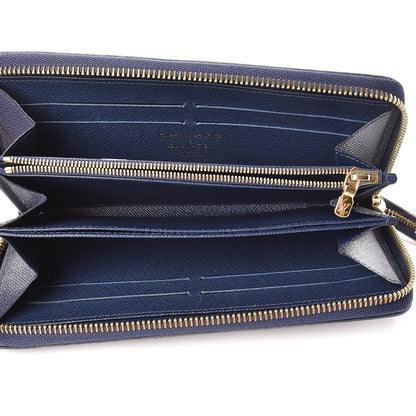 Louis Vuitton Damier Paillettes Zippy Wallet Blue 5 of 13
