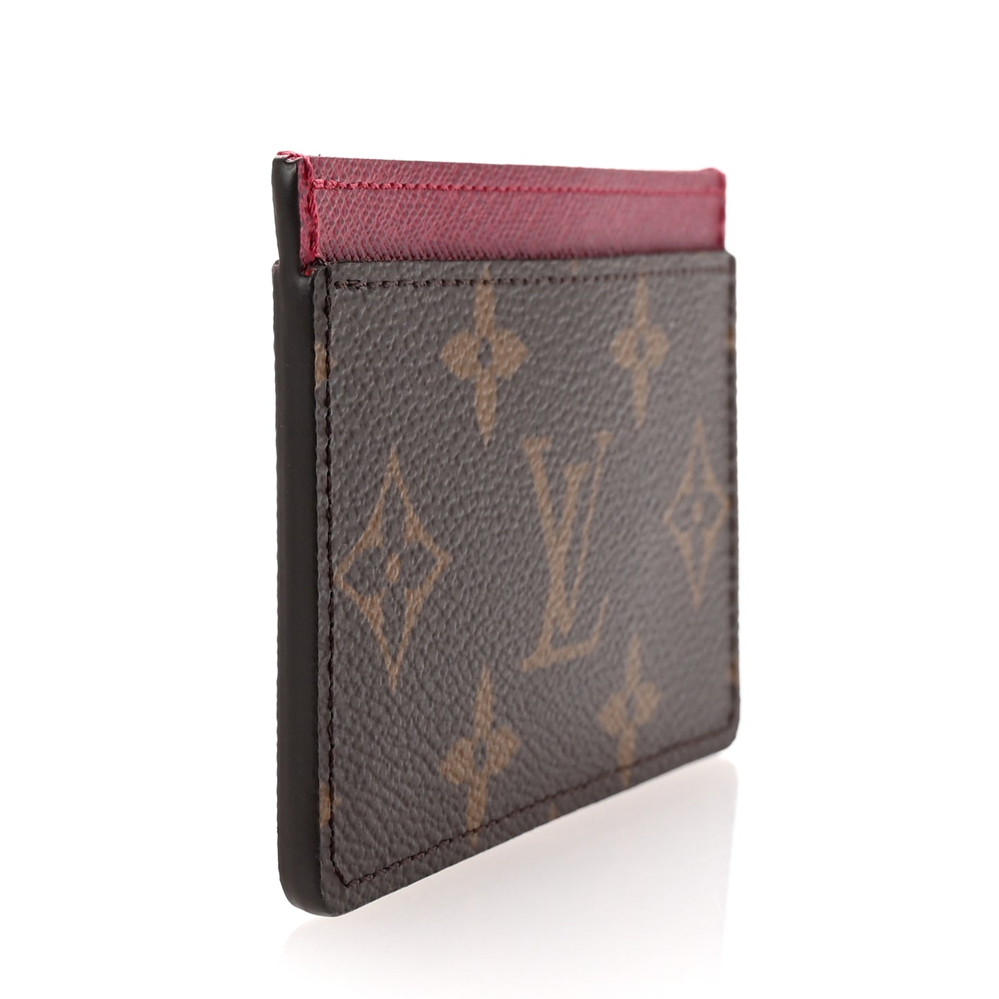 Monogram Card Holder Fuchsia