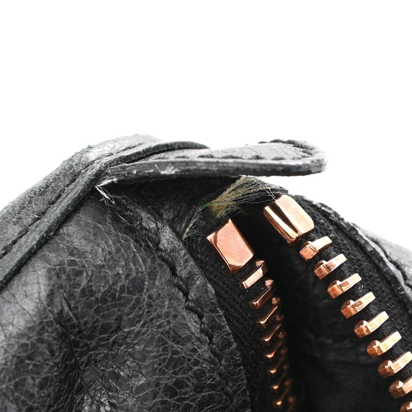Agneau Giant 21 Rose Gold Hardware Work Black