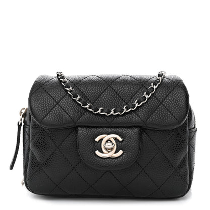 Chanel Caviar Quilted New Mini Flap Black 1 of 12