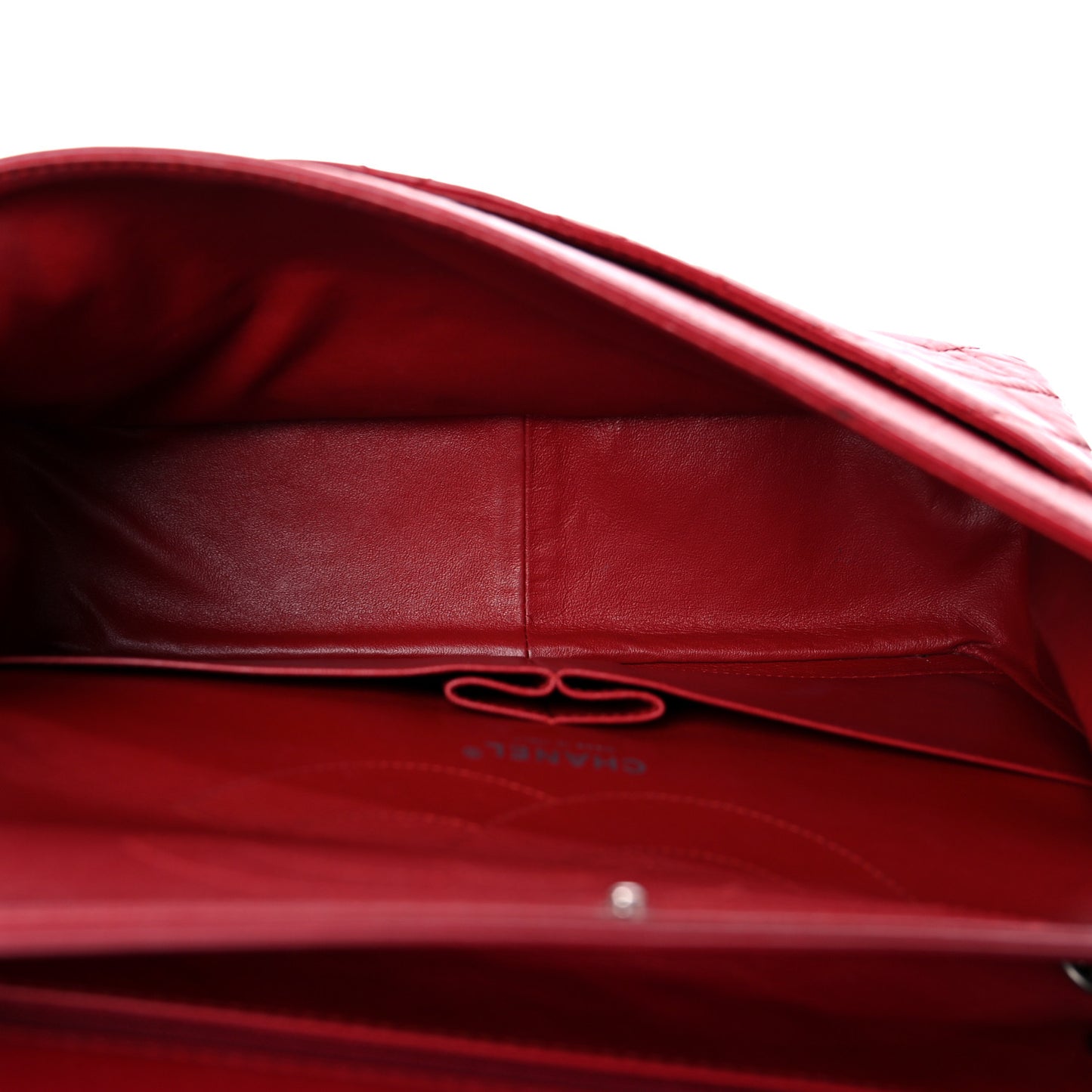 Aged Calfskin Quilted 2.55 Reissue 227 Flap Red