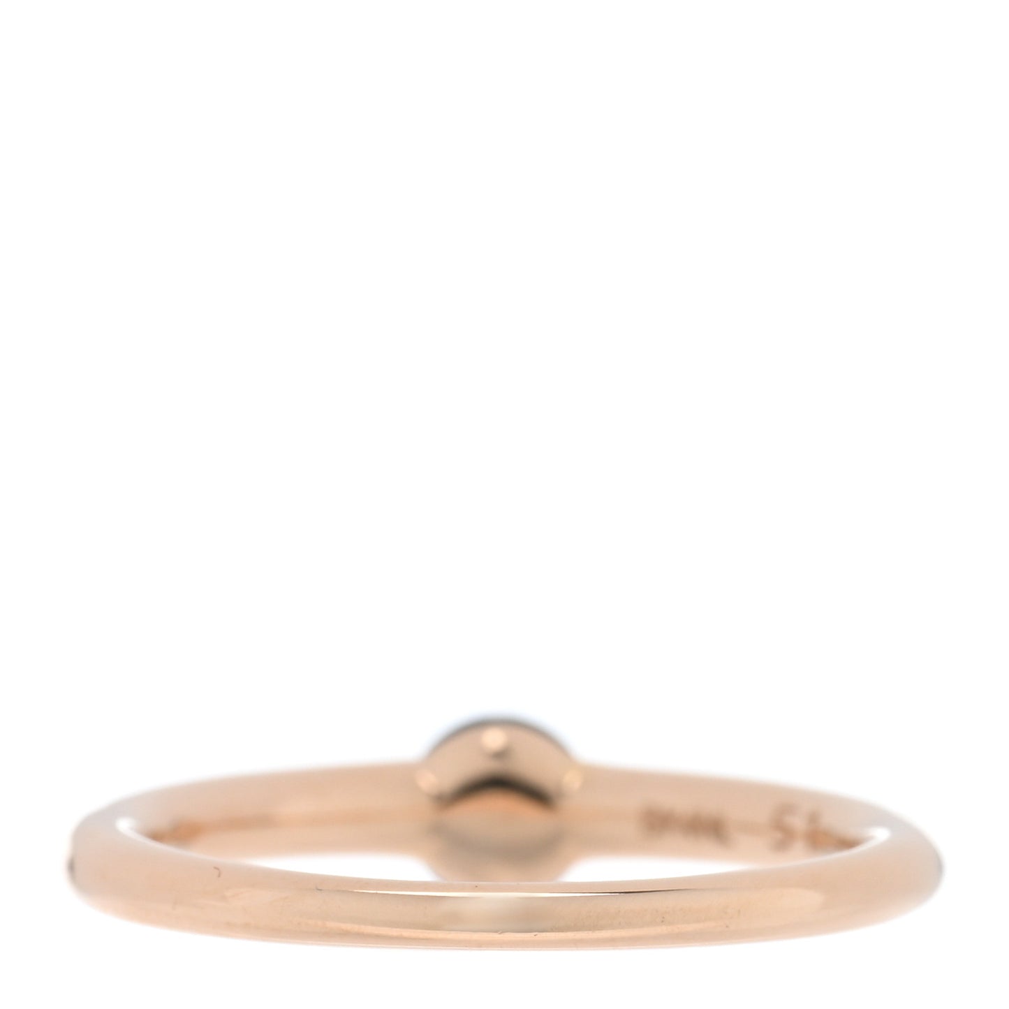 18K Yellow Gold Blue Topaz Diamond M'Ama Non M'Ama Ring 51 5.75