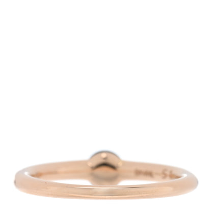 Pomellato 18K Yellow Gold Blue Topaz Diamond M'Ama Non M'Ama Ring 51 5.75 3 of 6