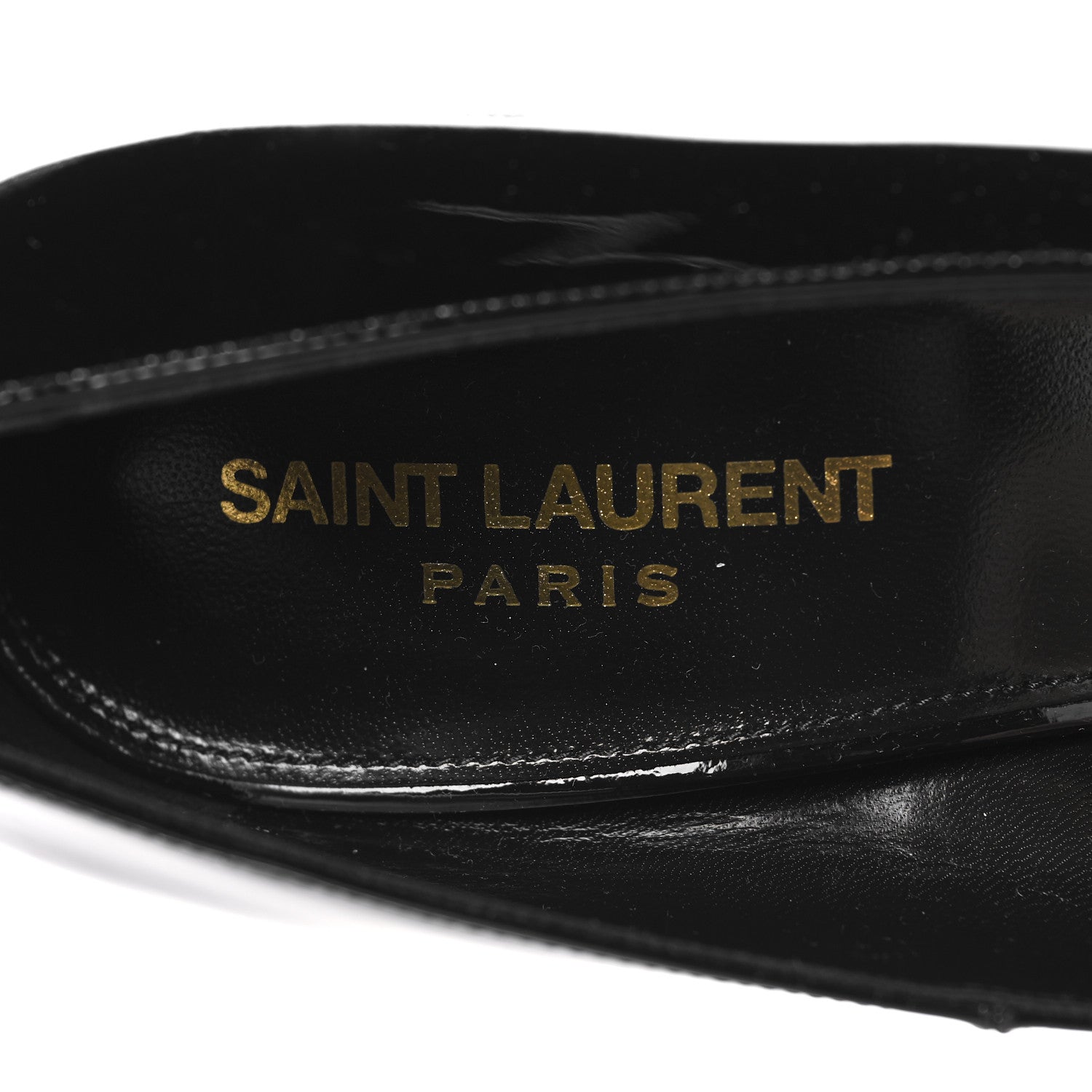 Saint Laurent Patent Silvana 110mm Pumps 38.5 Black 9 of 10