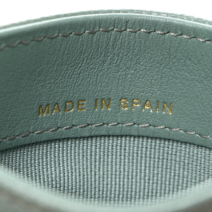 Chanel Caviar Quilted Card Holder Light Blue 7 of 10