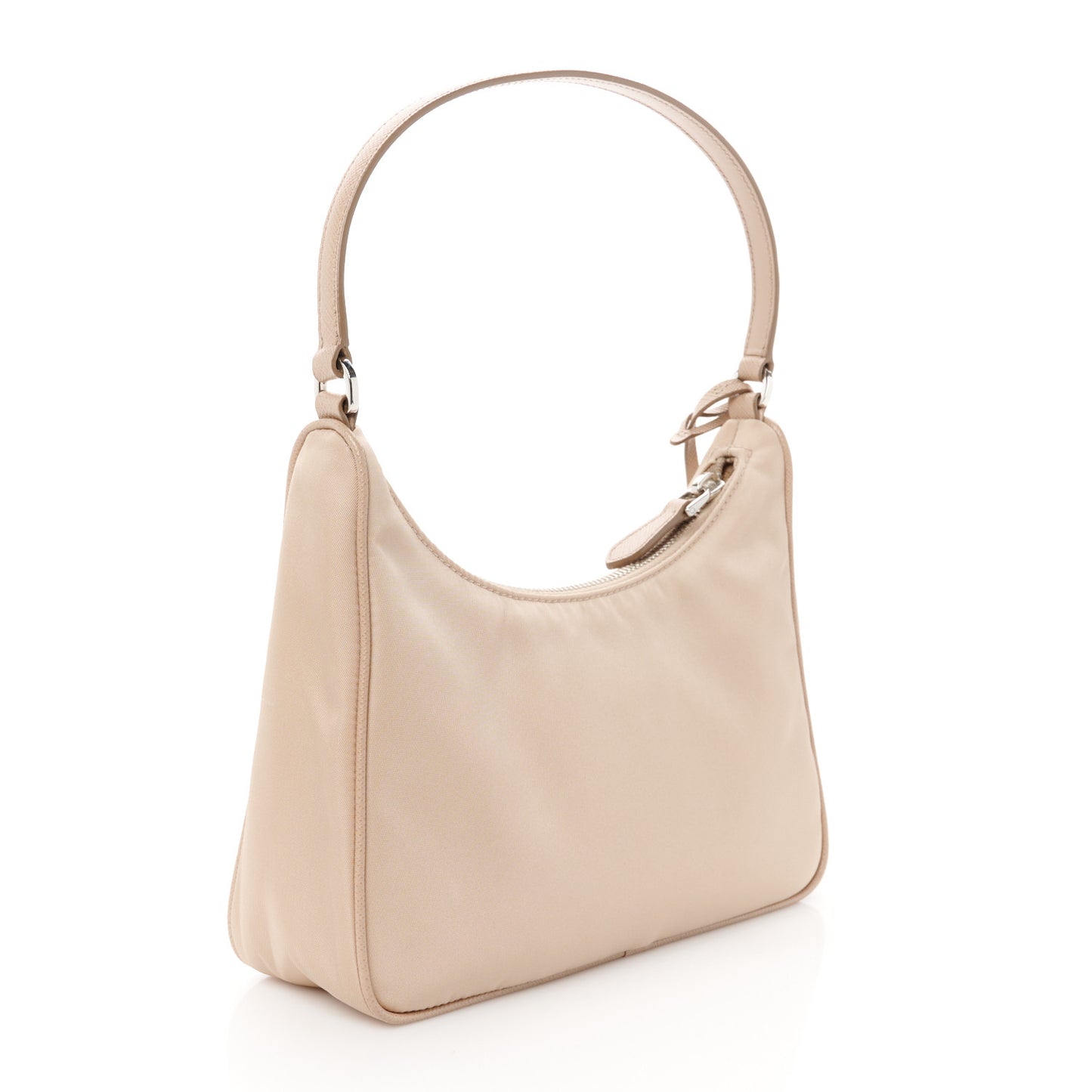 Re-Nylon Saffiano Mini Re-Edition 2005 Bag Cammeo