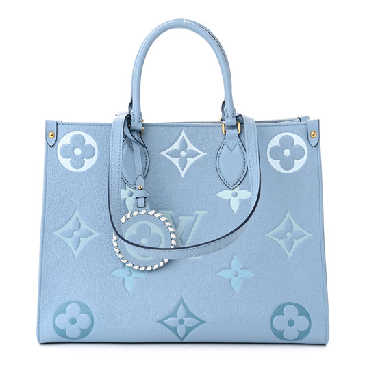 Empreinte Monogram Giant By The Pool Onthego MM Summer Blue