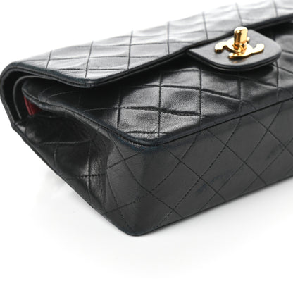Chanel Lambskin Quilted Small Double Flap Black 10 of 11