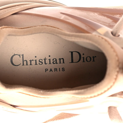 Christian Dior Neoprene Rubber Womens D-Connect Sneakers 37.5 Nude 8 of 10