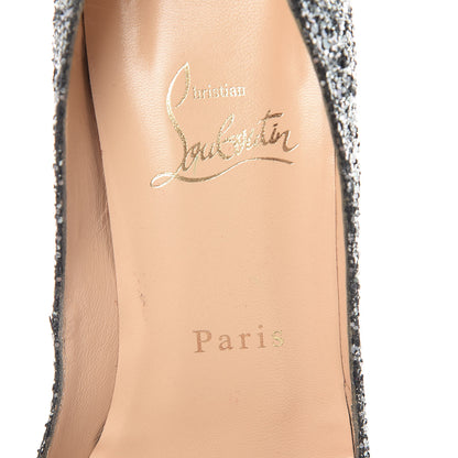 Christian Louboutin Glitter Very Prive 120 Pumps 36.5 Anthracite 6 of 7