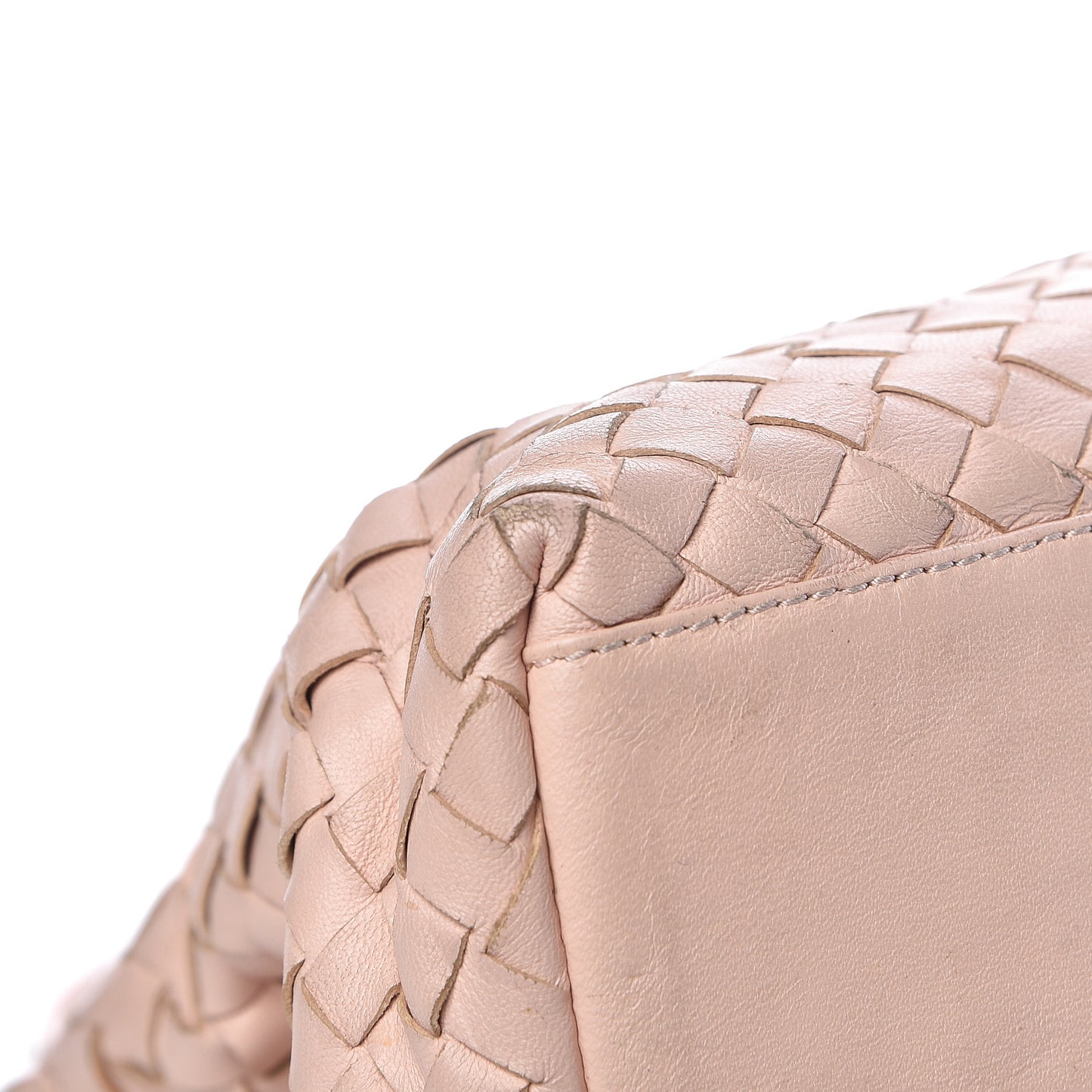 Nappa Intrecciato Tote Petal Pink