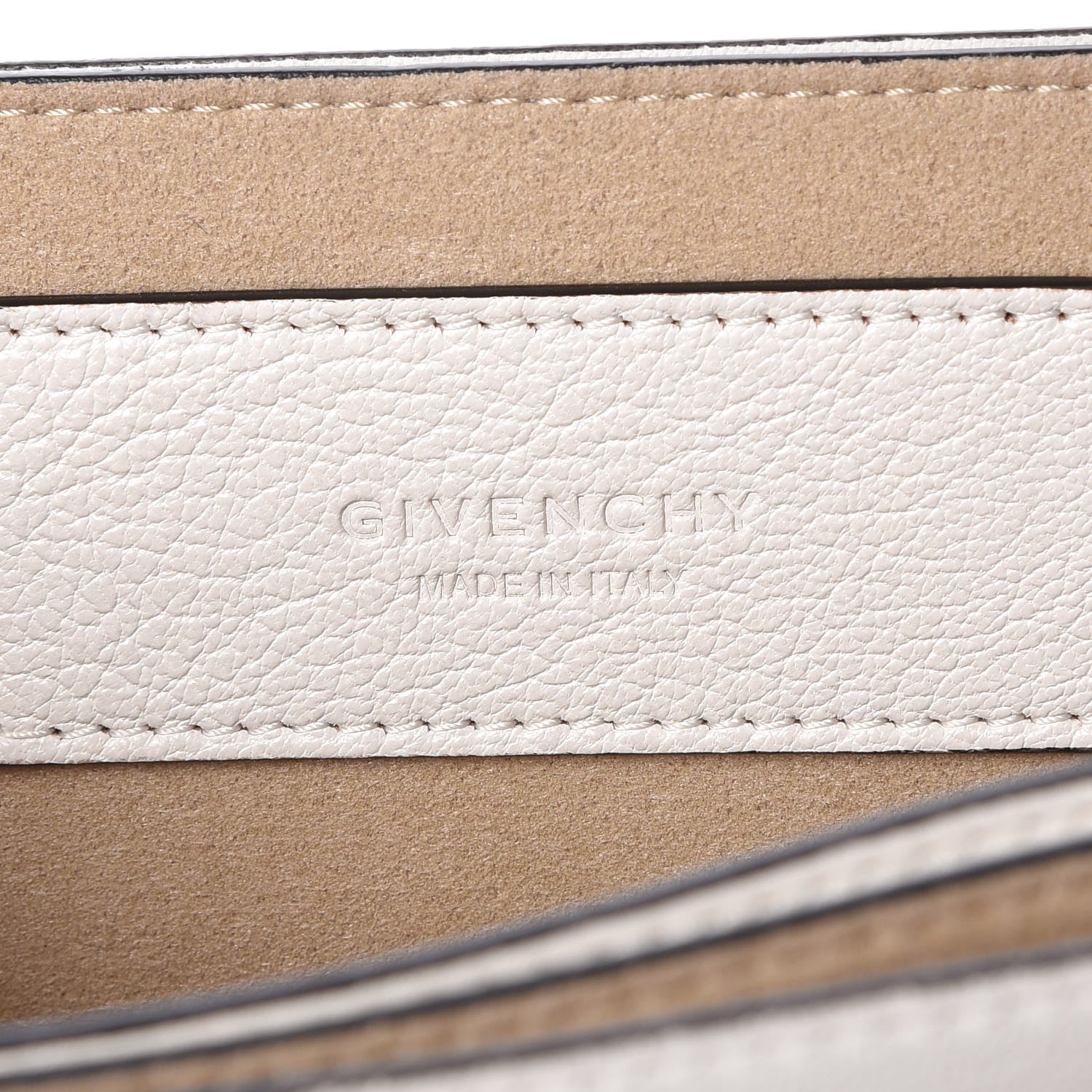 Givenchy Goatskin Small GV3 Shoulder Bag White 6 of 6