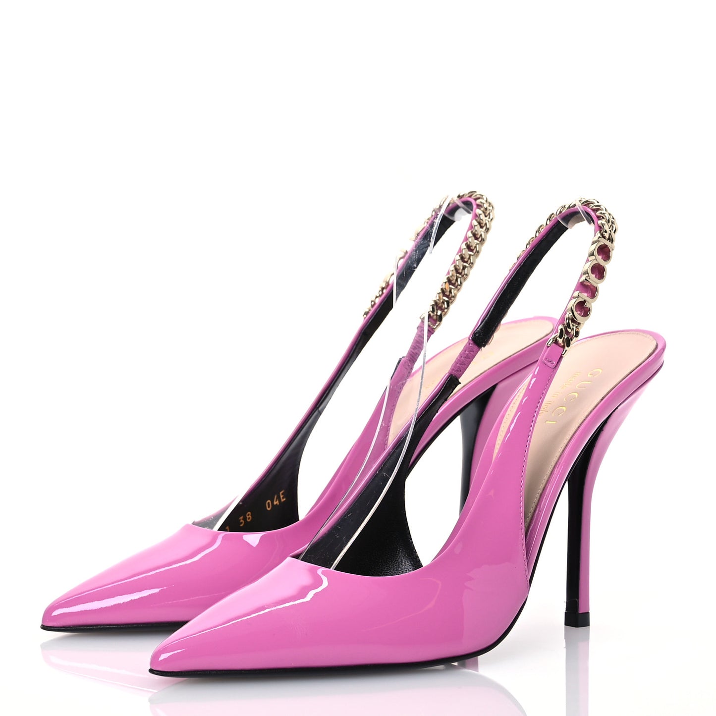 Patent Signoria Slingback Pumps 38 Pink