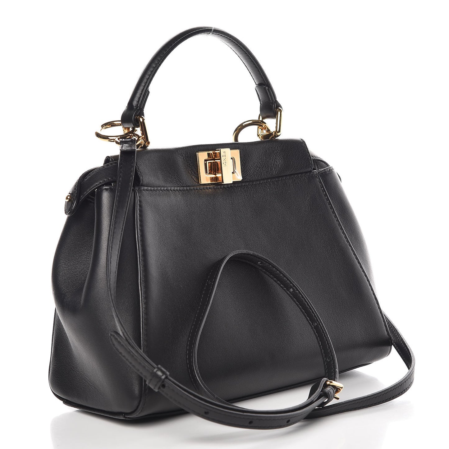 Nappa Mini Peekaboo Iconic Satchel Black