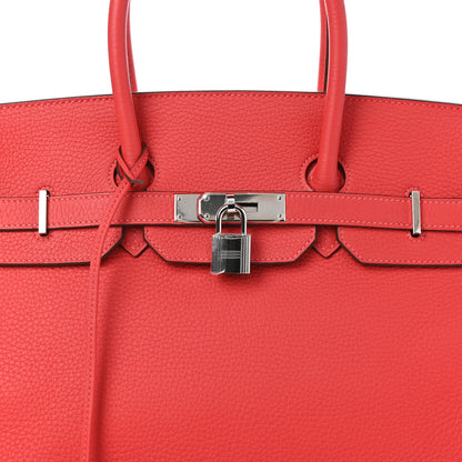 Hermes Taurillon Clemence Birkin 35 Rose Jaipur 13 of 19