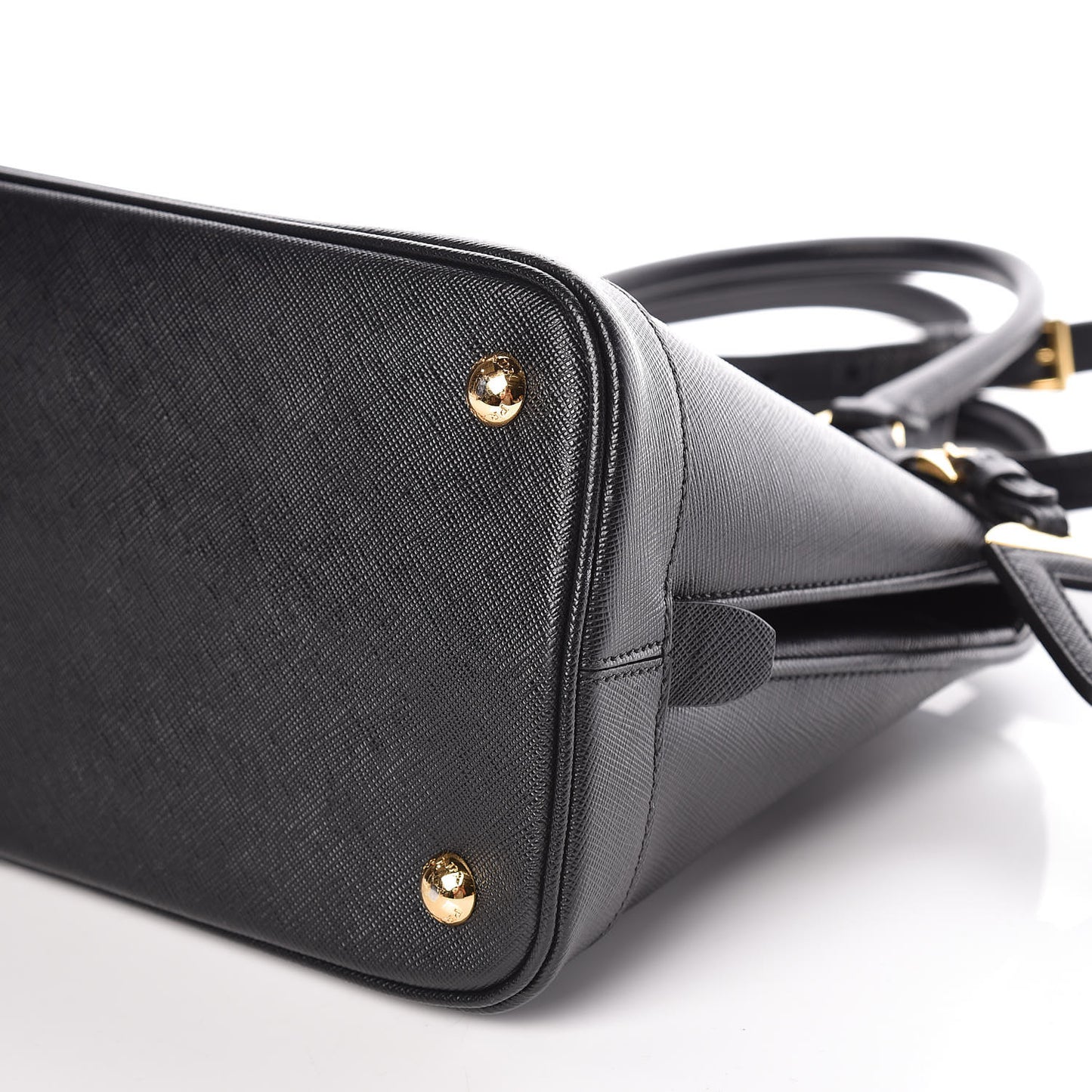 Saffiano Lux Open Promenade Tote Black