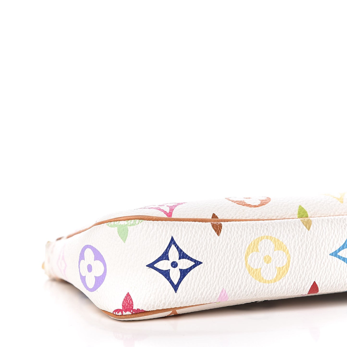 Monogram Multicolor Pochette Accessories White