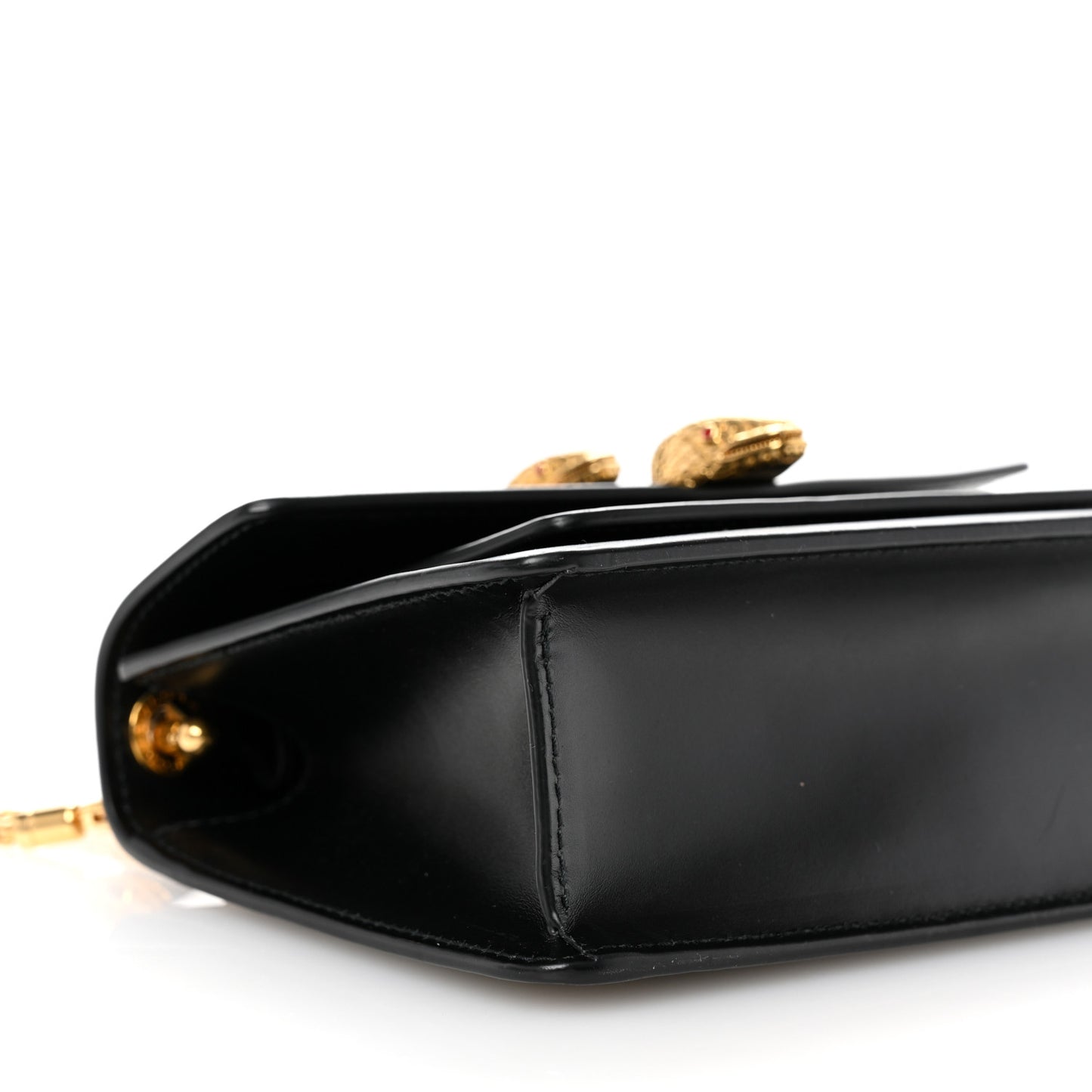 X ALEXANDER WANG Calfskin Serpenti Forever Belt Bag Black