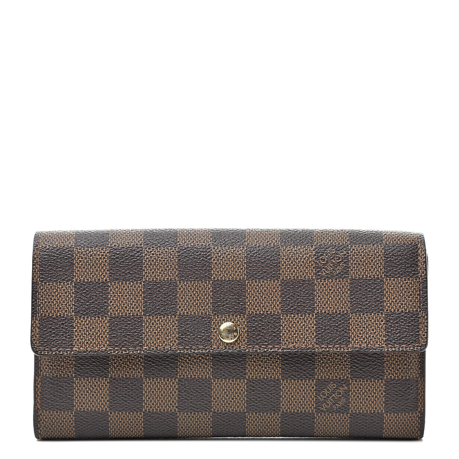 Louis Vuitton Damier Ebene Sarah Wallet 1 of 10