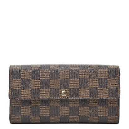 Louis Vuitton Damier Ebene Sarah Wallet 1 of 10