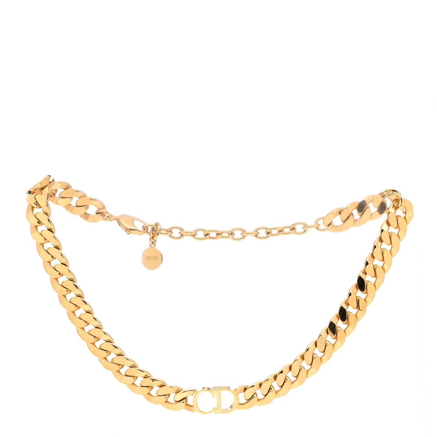 Metal Danseuse Etoile Chain Choker Necklace Gold