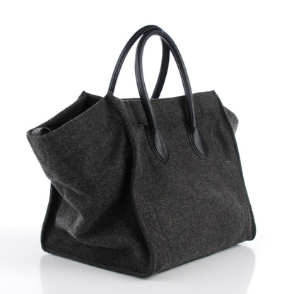 Celine Felt Medium Phantom Luggage Grey 3 of 7