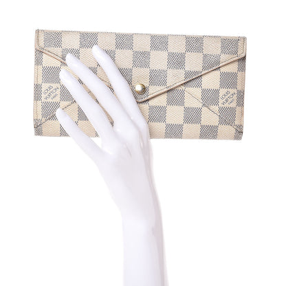 Louis Vuitton Damier Azur Long Origami Wallet 2 of 13