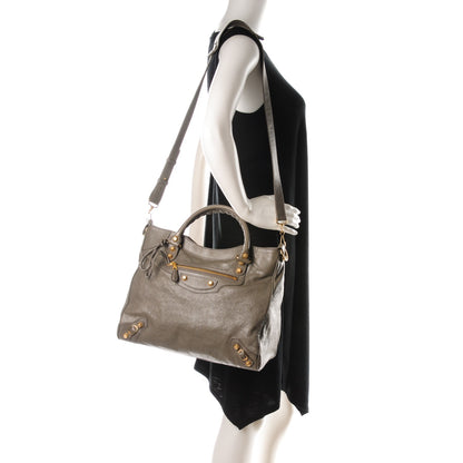 Balenciaga Agneau Giant 12 Gold Hardware Velo Beige Liege 2 of 6