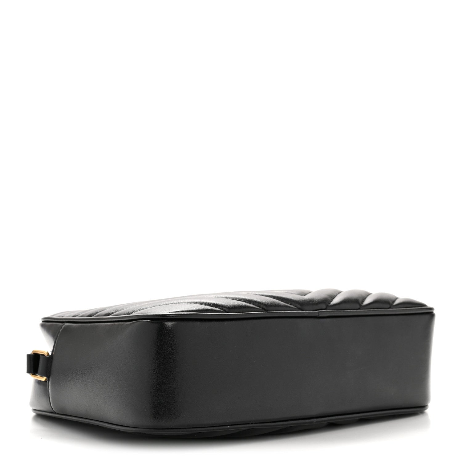 Saint Laurent Calfskin Matelasse Monogram Lou Camera Bag Black 4 of 13