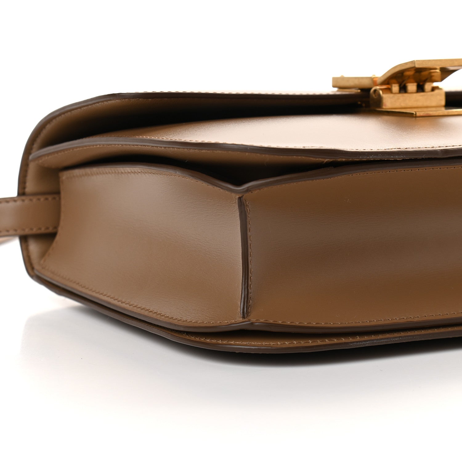 Celine Smooth Calfskin Medium Classic Box Flap Bag Light Camel 7 of 8