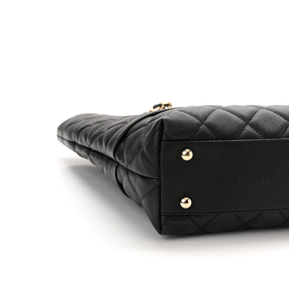 Chanel Caviar Quilted Rolled Up Tote Black 9 of 12