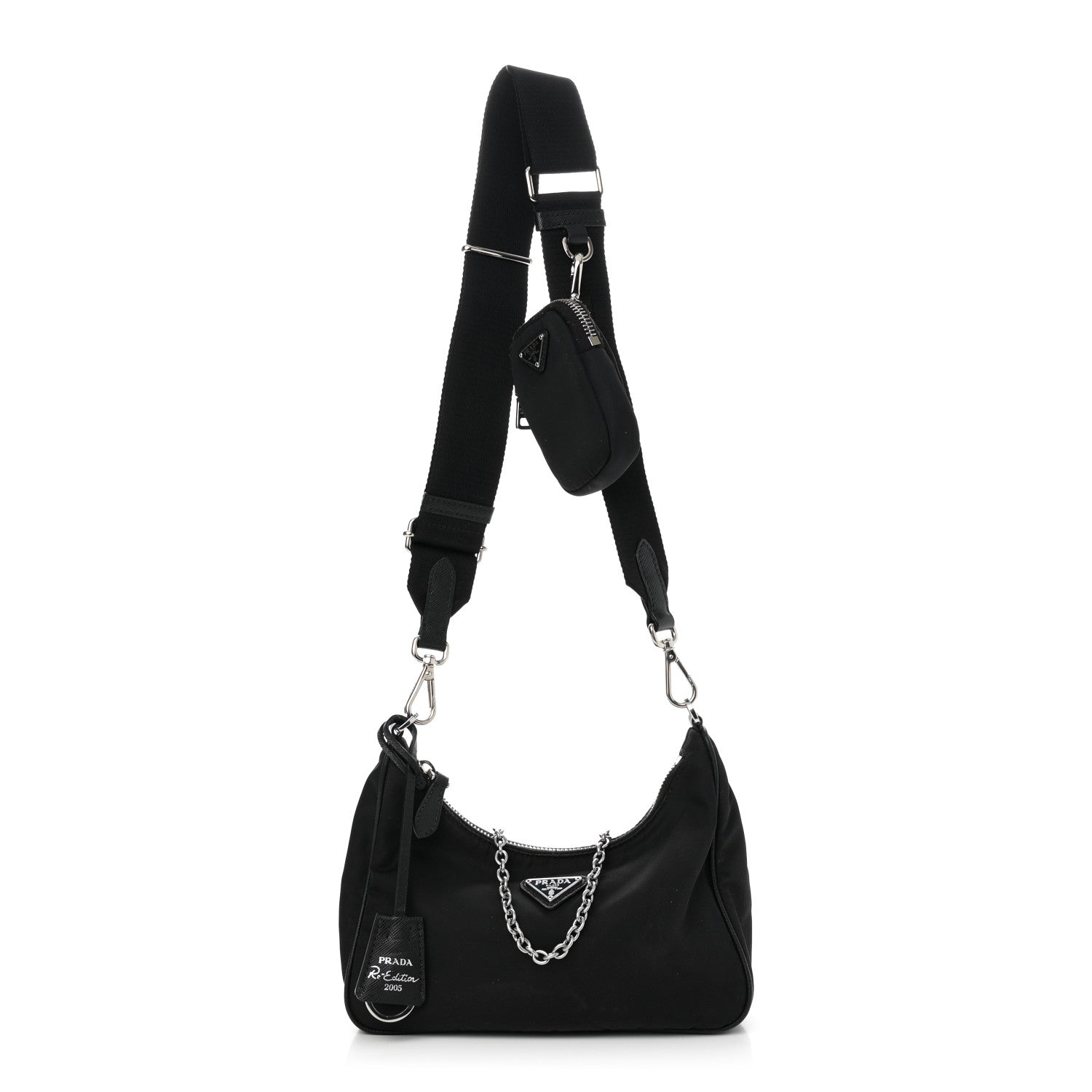 Prada Nylon Re-Edition 2005 Shoulder Bag Black 1 of 9