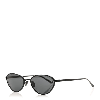 Chanel Metal Cat Eye Sunglasses 4255 Black 1 of 12