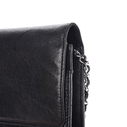 Chanel Goatskin Wallet on Chain WOC Black 13 of 15