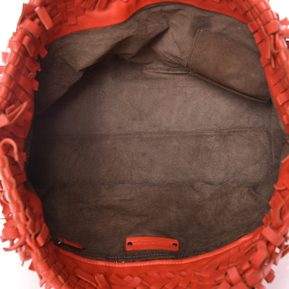 Bottega Veneta Nappa Intrecciato Patchwork Frayed Tote 5 of 11