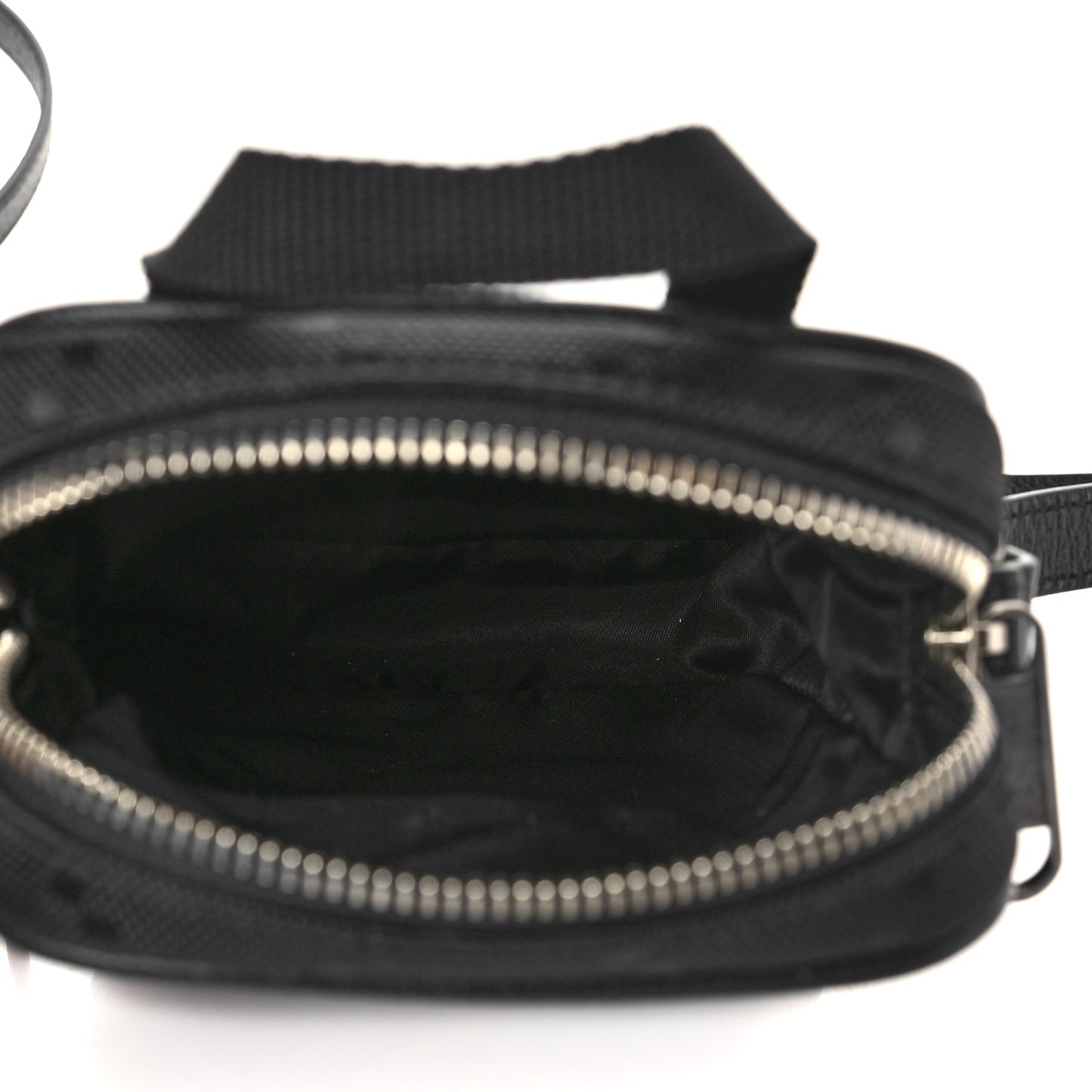 Econyl Nylon Monogram Off The Grid Shoulder Bag Black