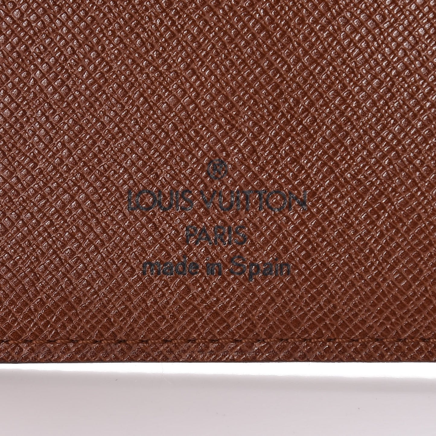 Monogram Porte Chequier Cartes Credit European Checkbook Wallet