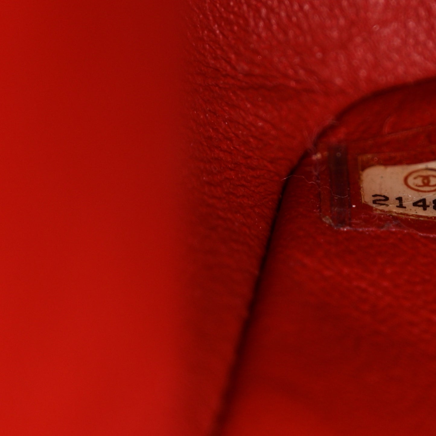 Lambskin Quilted Jumbo Double Flap Red
