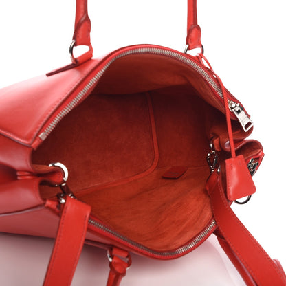 Prada City Calf Large Galleria Double Zip Tote Lacca 6 of 7