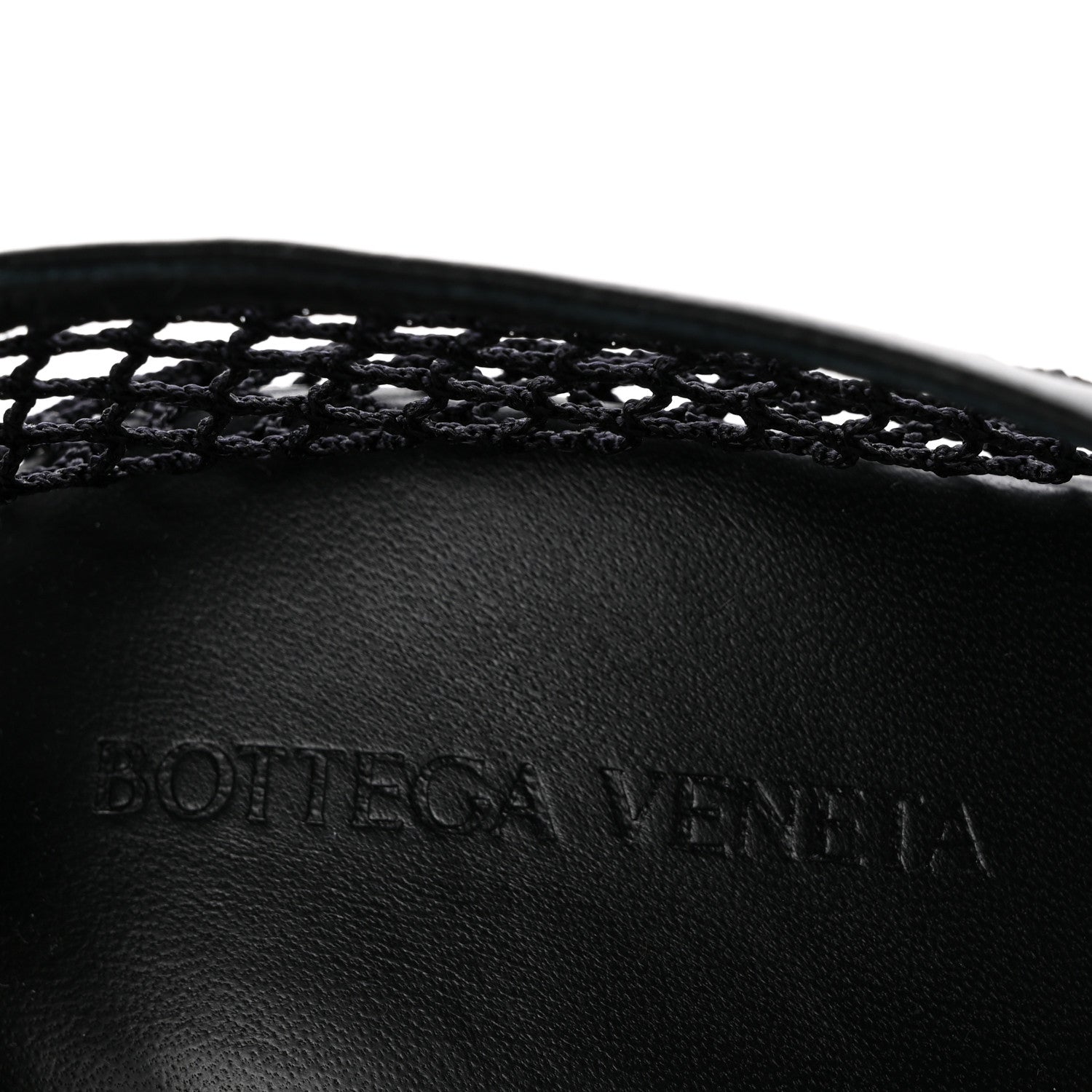 Bottega Veneta Mesh Nappa Chunky Chain Sandals 39.5 Black 8 of 9