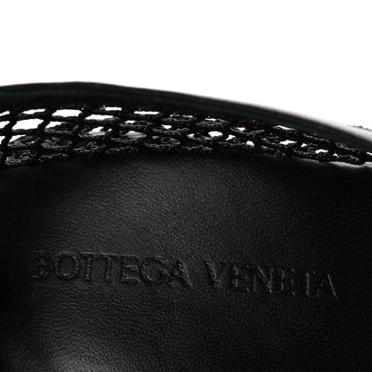 Bottega Veneta Mesh Nappa Chunky Chain Sandals 39.5 Black 8 of 9