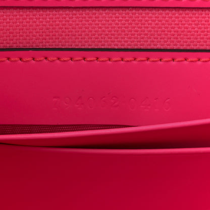 Gucci Calfskin GG Rubber Effect Super Mini Bag  Pink 7 of 10