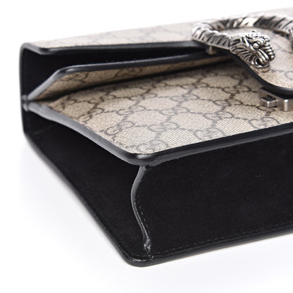 Gucci GG Supreme Monogram Mini Dionysus Shoulder Bag Black 8 of 12